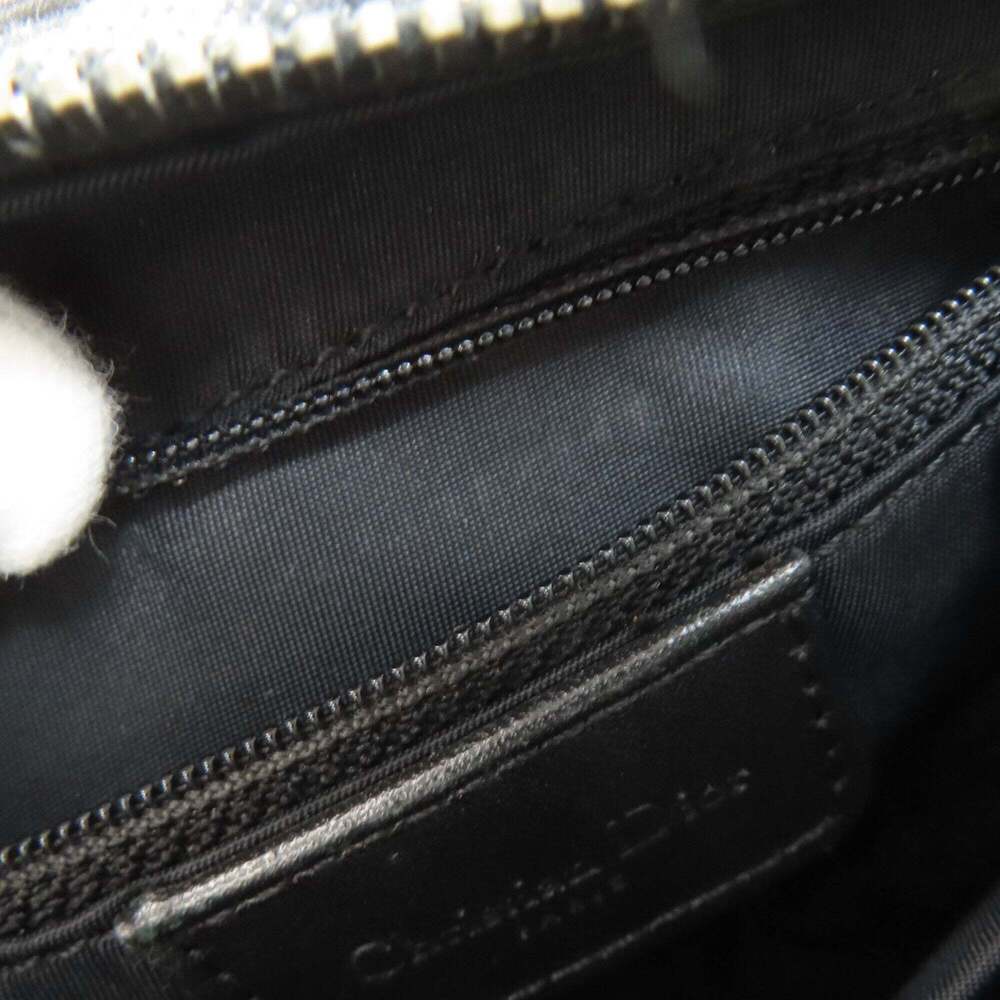 CHRISTIAN DIOR Black Canvas Trotter Shoulder Bag - Picture 8 of 16